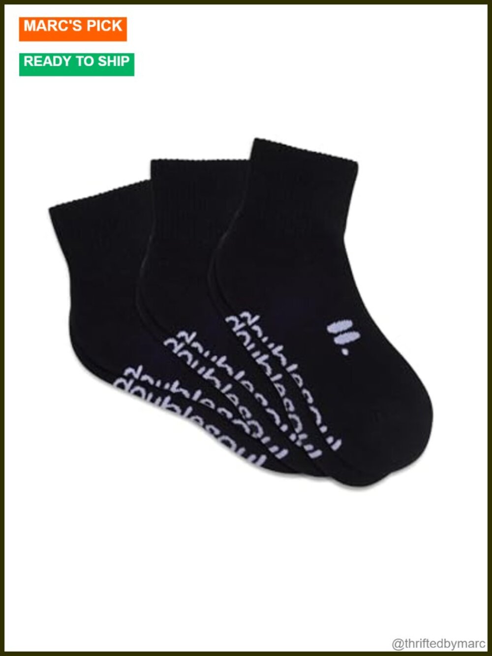 Organic Cotton Quarter Socks 3 Pack Arch Support Cushioned Seamless